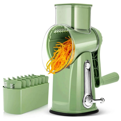 Manual Rotary Cheese Grater / Kitchen Vegetable Slicer