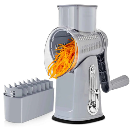 Manual Rotary Cheese Grater / Kitchen Vegetable Slicer