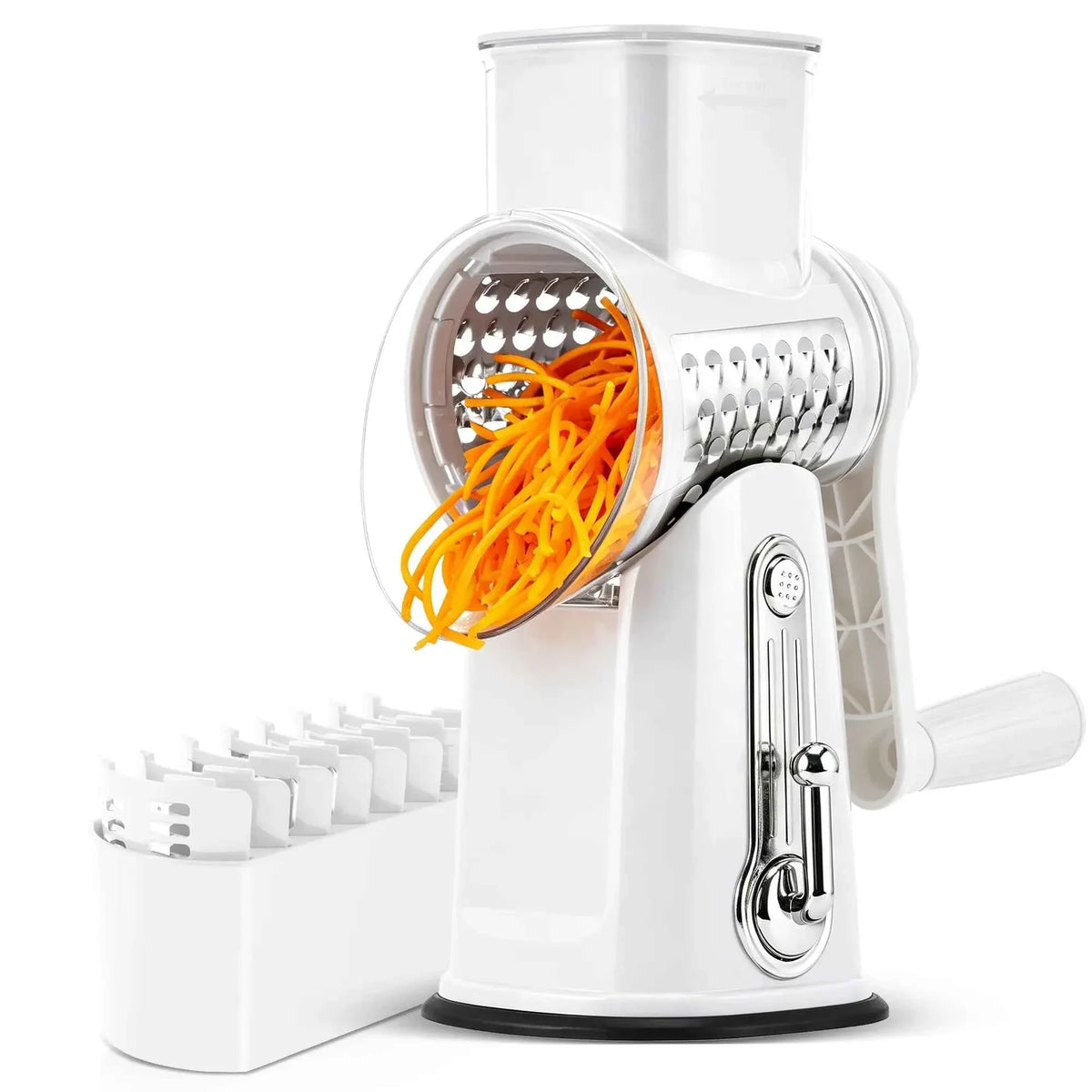 Manual Rotary Cheese Grater / Kitchen Vegetable Slicer