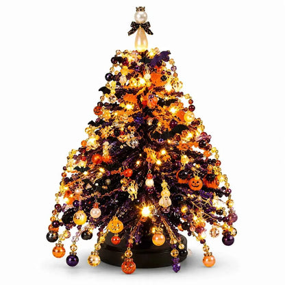 DIY Beaded Christmas Tree Kit | Handmade Crystal Holiday Craft Set