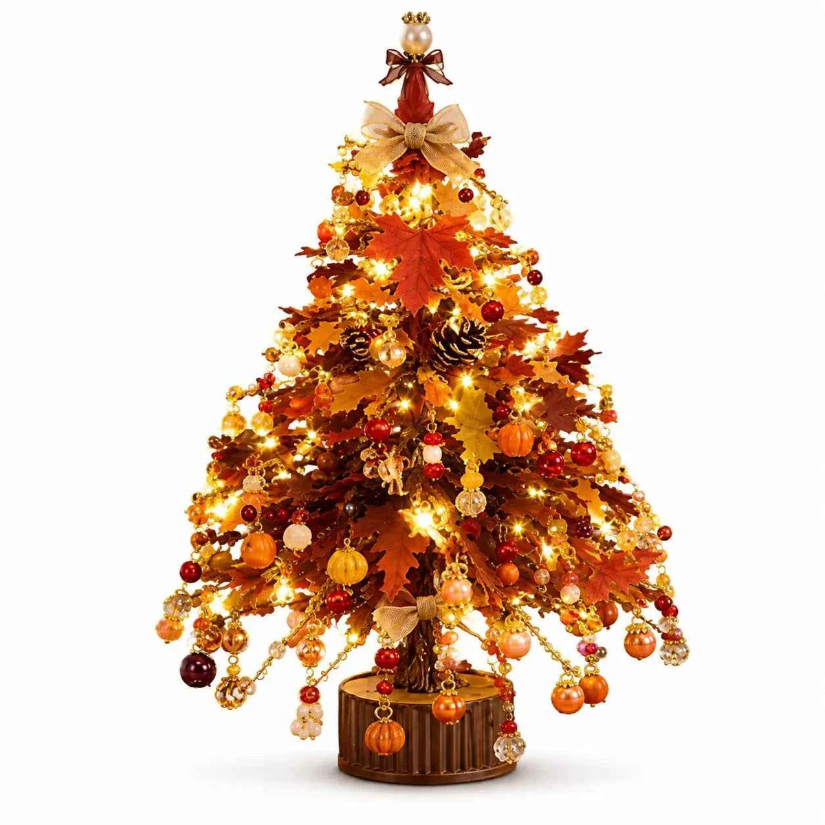 DIY Beaded Christmas Tree Kit | Handmade Crystal Holiday Craft Set