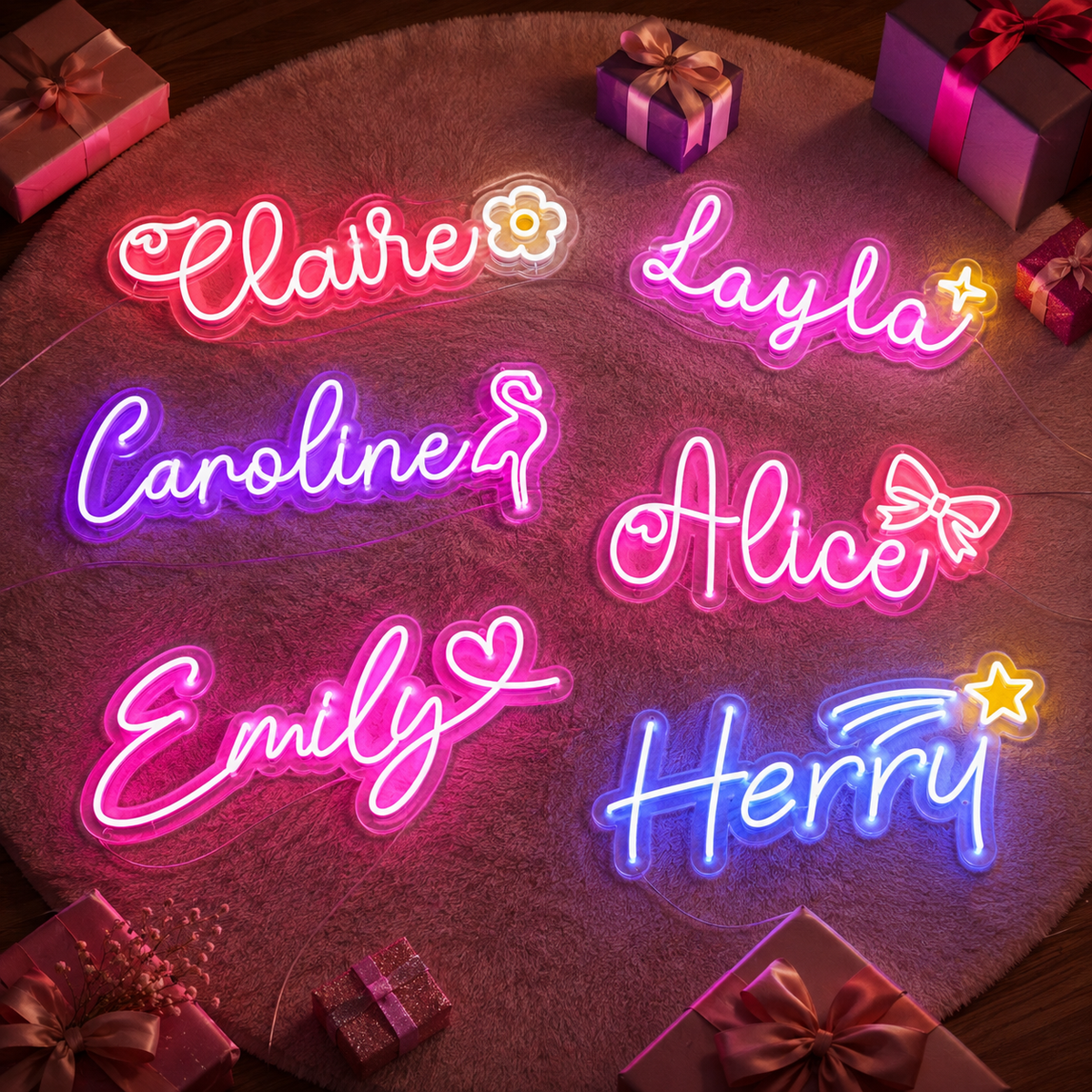 Custom Name Neon Sign | Personalized LED Wall Light for Bedroom & Gifts