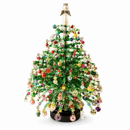 DIY Beaded Christmas Tree Kit | Handmade Crystal Holiday Craft Set