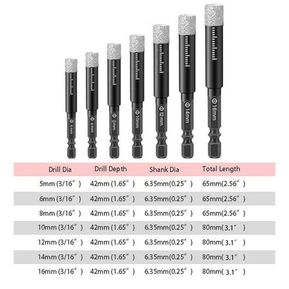 Professional Diamond Hole Drill Bits – Fast Clean Cutting for Tile & Stone