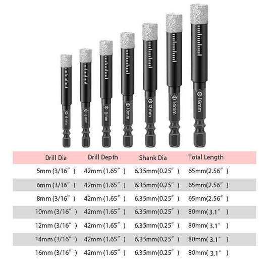 Professional Diamond Hole Drill Bits – Fast Clean Cutting for Tile & Stone