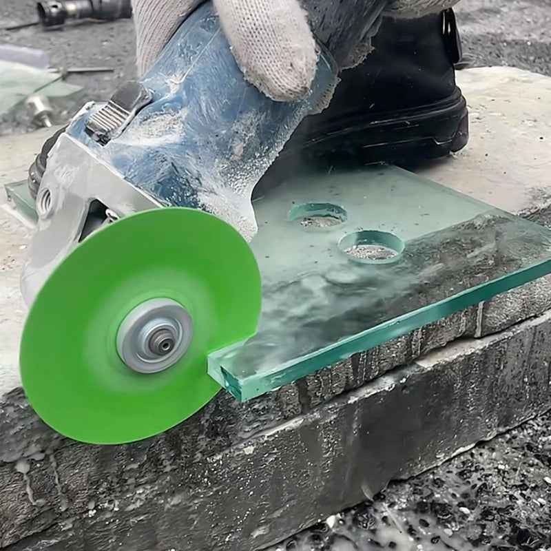 4" Diamond Glass Cutting Disc Set | Ultra-Thin Brazed Blades for Glass, Tile & Ceramic