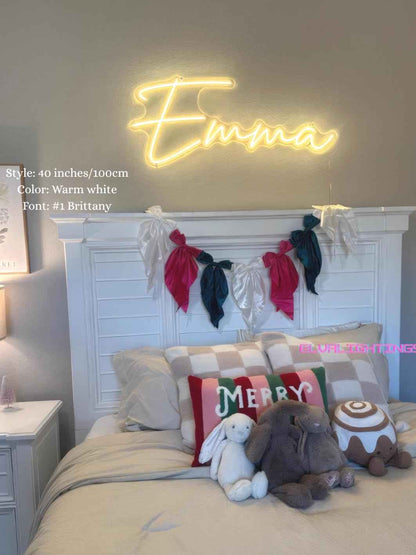 Custom Name Neon Sign | Personalized LED Wall Light for Bedroom & Gifts