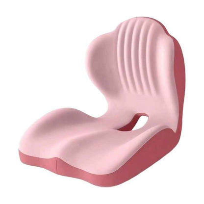 2-in-1 Memory Foam Seat & Lumbar Support Cushion | Ergonomic Office Chair Pillow