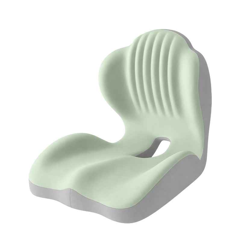 2-in-1 Memory Foam Seat & Lumbar Support Cushion | Ergonomic Office Chair Pillow
